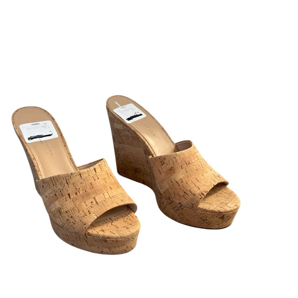 NWT Veronica Beard Dali Platform Wedge cork tan vacation Sandal size 11